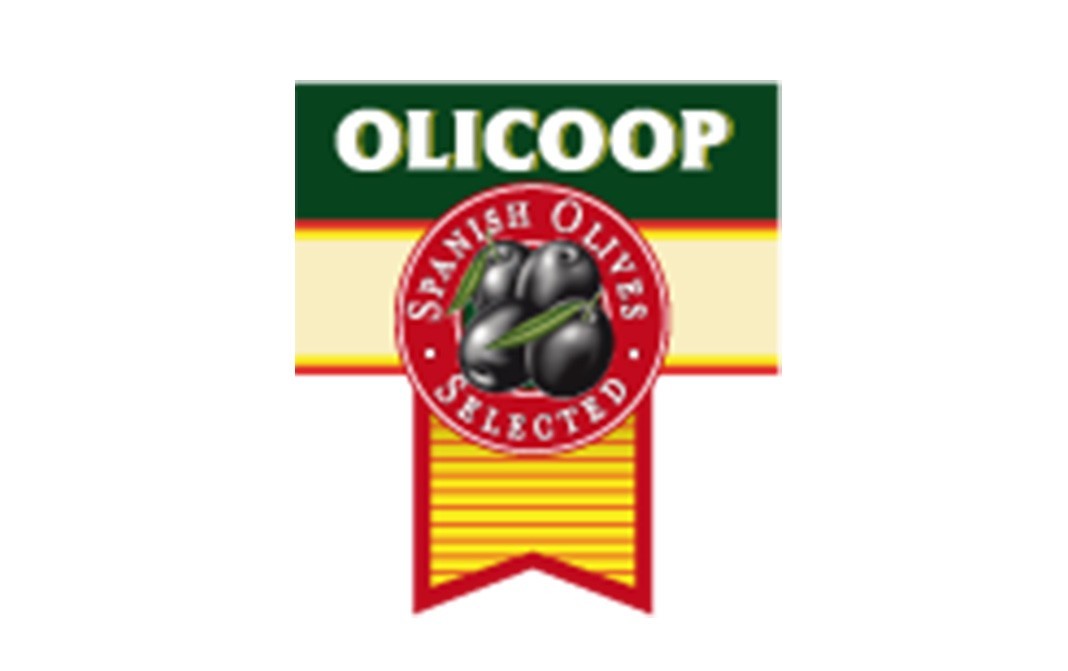Olicoop Black Olives    Glass Jar  450 grams